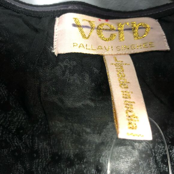 Anthropologie Verb by Pallavi Singhee Sequin Halter Top Size L - Picture 6 of 7